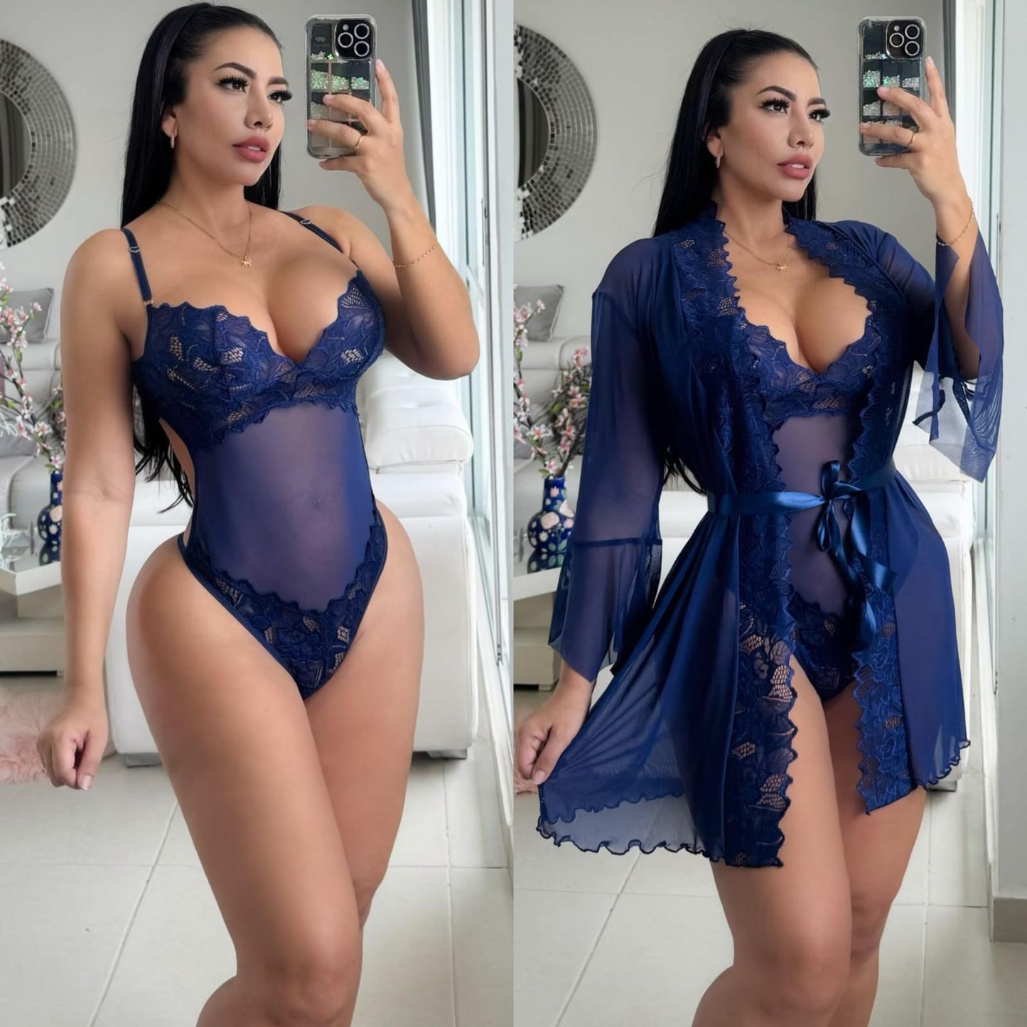 Levantadora + Body encaje (sexi y Versátil)